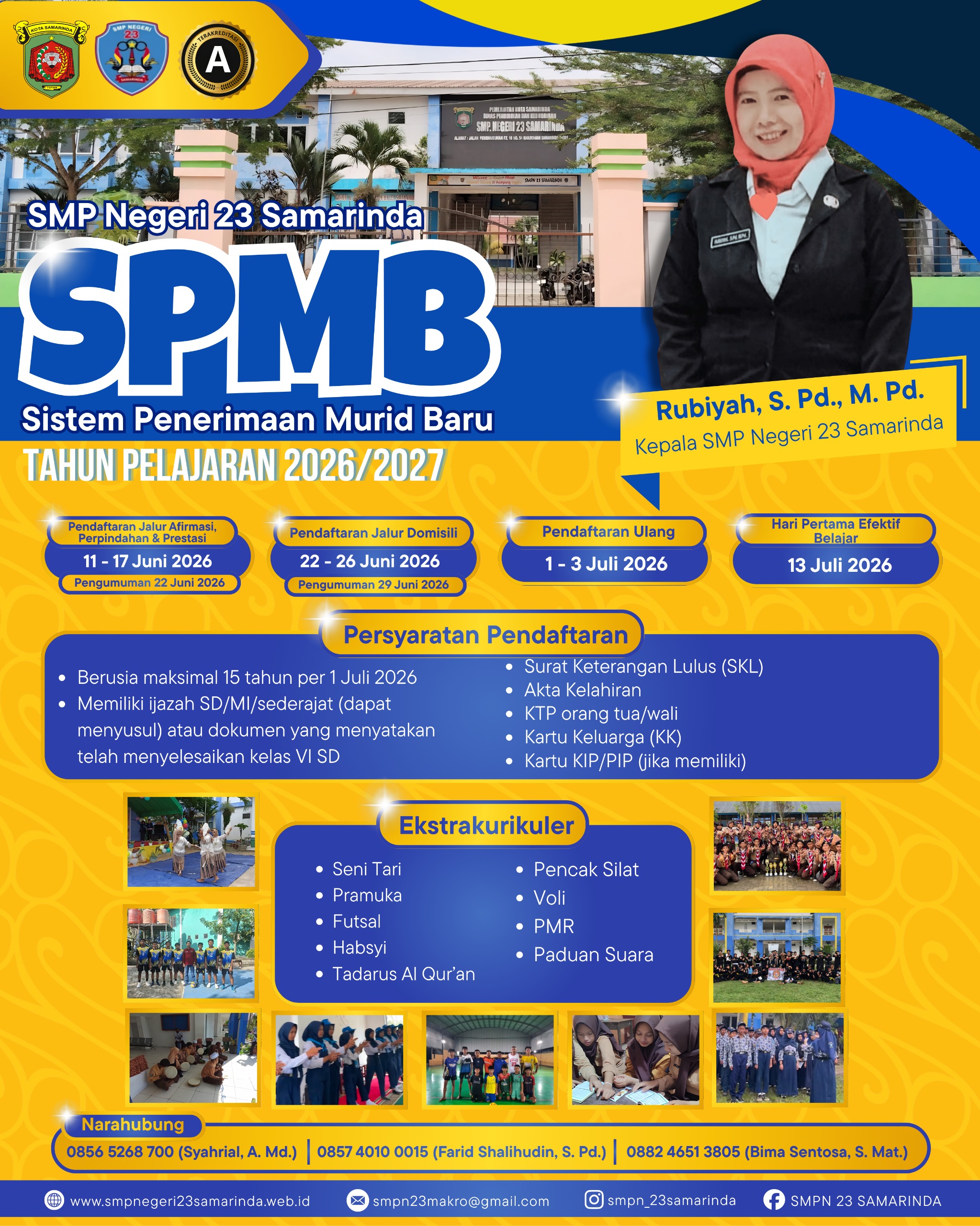 Sistem penerimaan Murid Baru (SPMB) Tahun Pelajaran 2026/2027